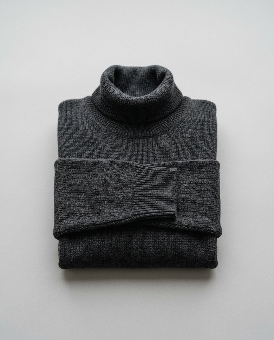 Merino Roll-Neck Knit